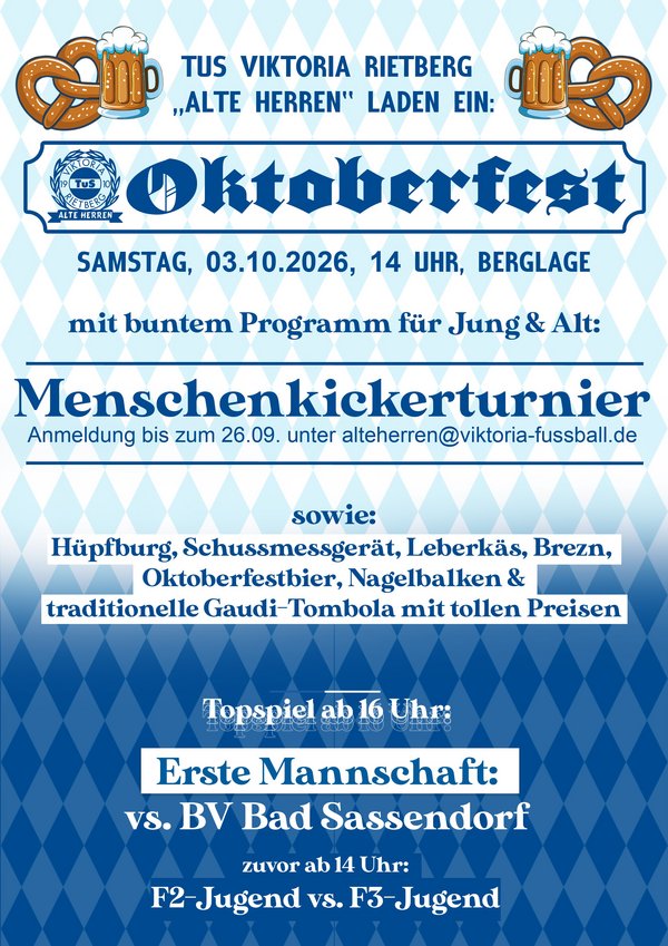 Oktoberfest Tus Viktoria Rietberg