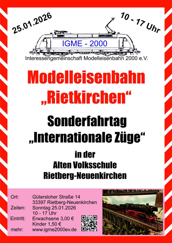 Sonderfahrtag " Internationale Züge "