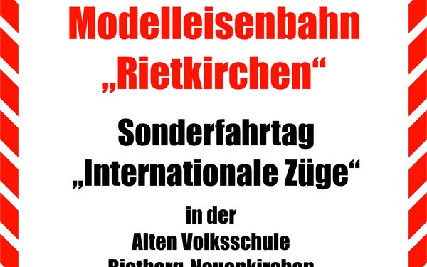 Sonderfahrtag " Internationale Züge "