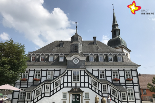 Zu sehen ist das Historische Rathaus Rietberg.