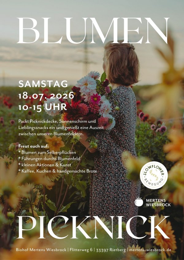 BlumenPicknick – Natur genießen, Kunst erleben, Erinnerungen schaffen