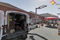 Ein Wirtschaftsunternehmen beim Stoppelmarkt.