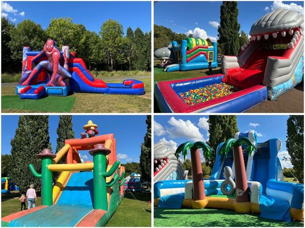 Hüpfburgen- und Spielspaß im Gartenschaupark